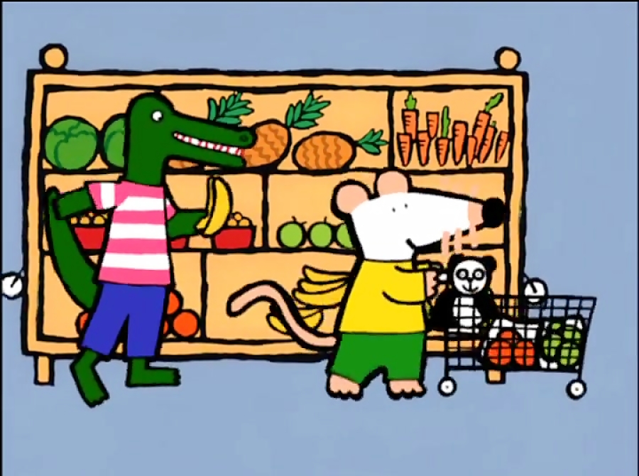 کارتون میسی موشه - آموزش زبان انگلیسی - اپیزود 97 - خرید از مغازه